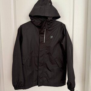 MEC Aquanator Rain Jacket Black Size 12 Youth